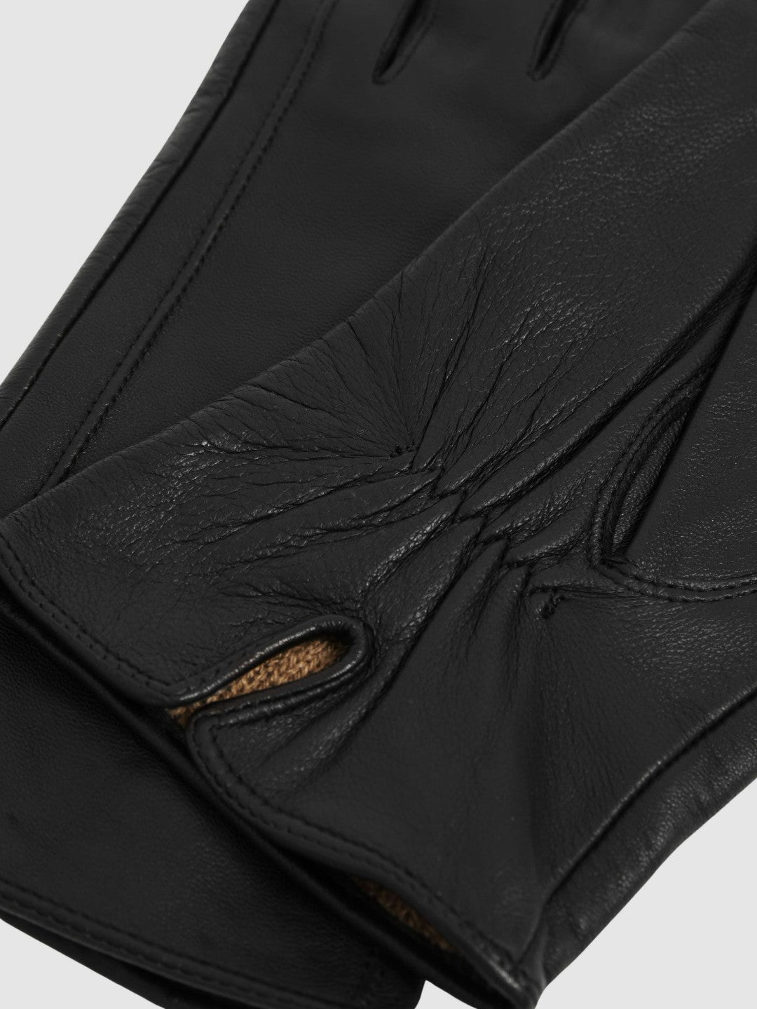 Leather Gloves Black | Womens