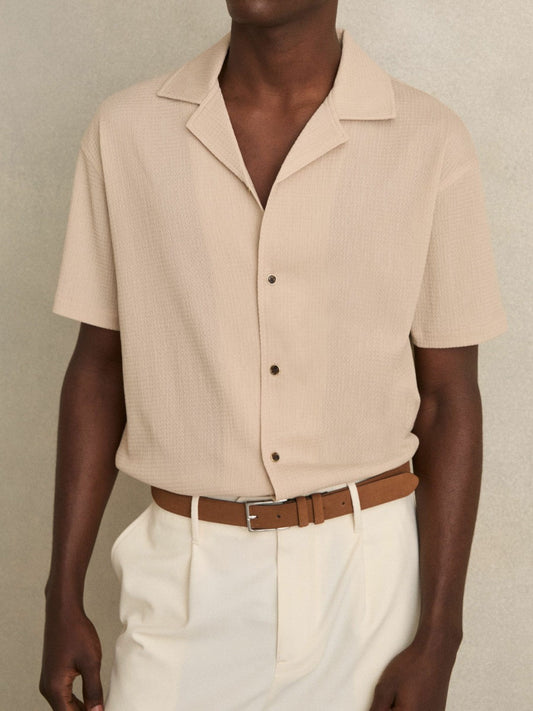 Suede Belt Light Tan | Mens