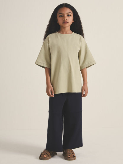 13-14 yrs  | Les 100 Ciels Oversize T-Shirt Sage | Children
