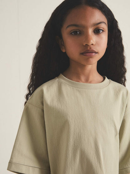13-14 yrs  | Les 100 Ciels Oversize T-Shirt Sage | Children