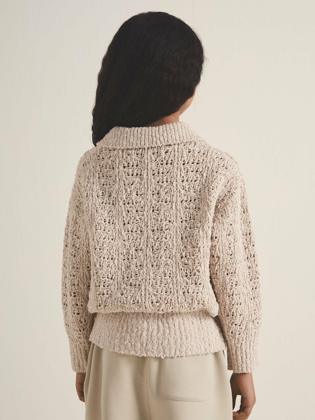 13-14 yrs  | 100 Ciels Bouclé Jumper Neutral | Children