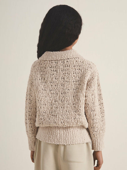 13-14 yrs  | 100 Ciels Bouclé Jumper Neutral | Children