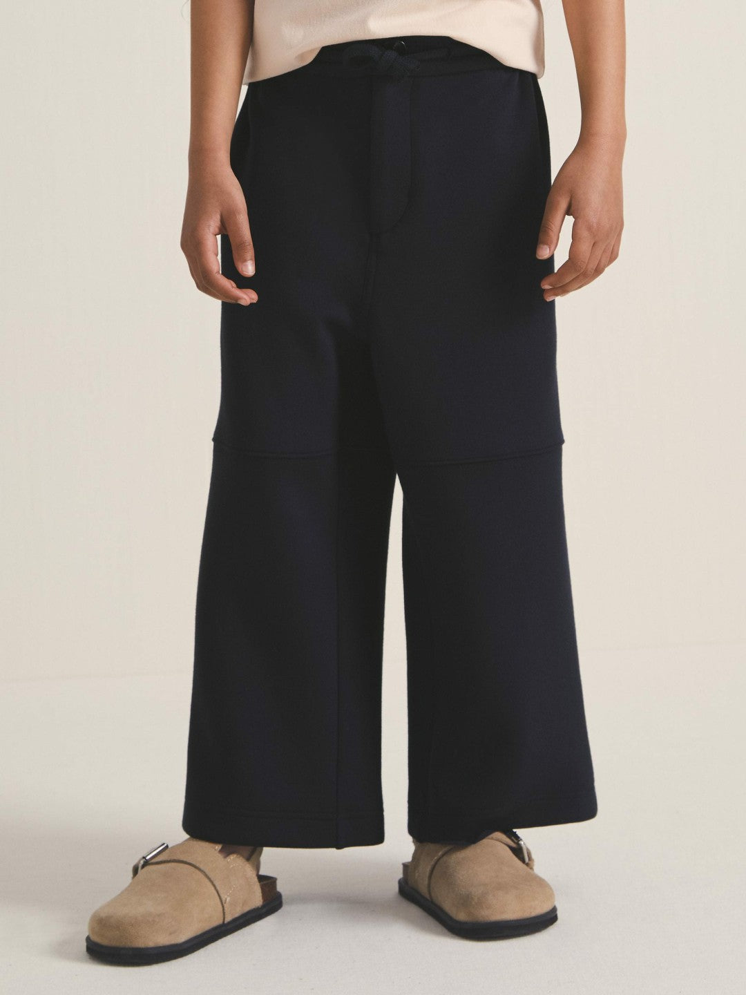 13-14 yrs  | Les 100 Ciels Wide-Leg Joggers Navy | Children