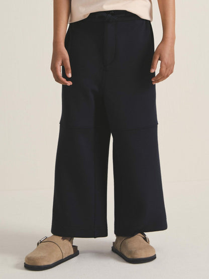 13-14 yrs  | Les 100 Ciels Wide-Leg Joggers Navy | Children