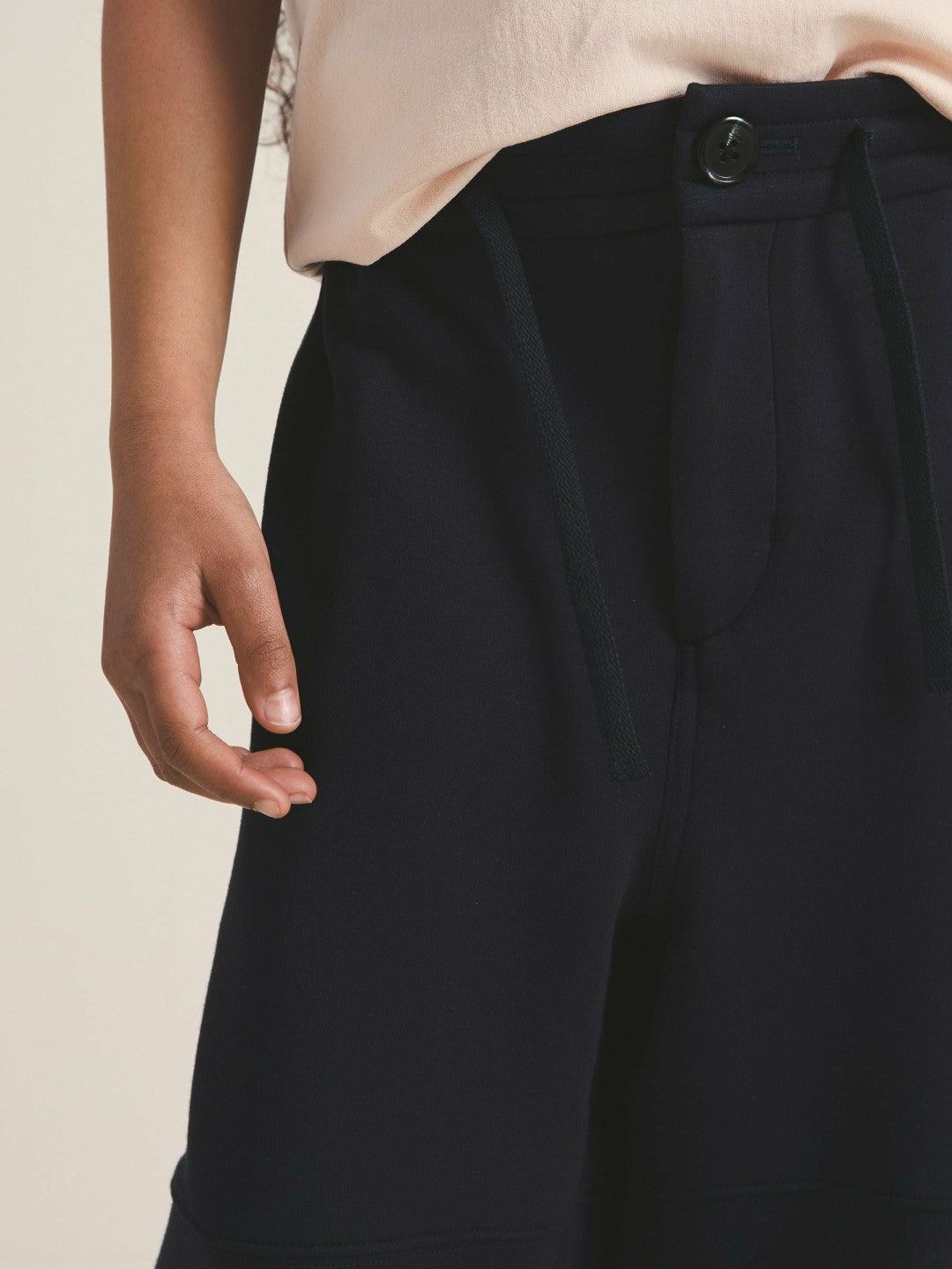 13-14 yrs  | Les 100 Ciels Wide-Leg Joggers Navy | Children