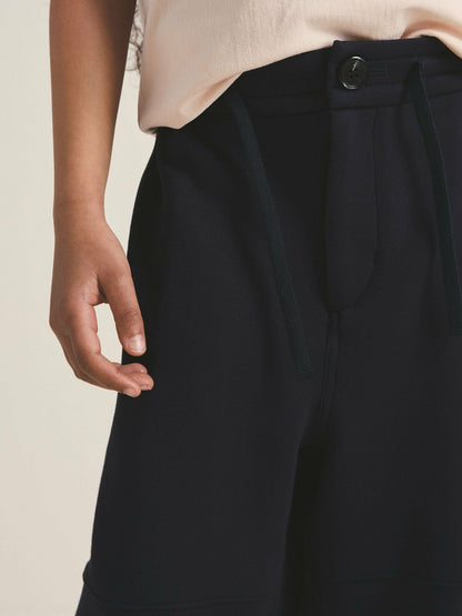 13-14 yrs  | Les 100 Ciels Wide-Leg Joggers Navy | Children
