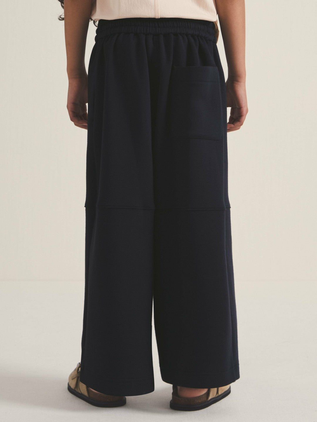 13-14 yrs  | Les 100 Ciels Wide-Leg Joggers Navy | Children