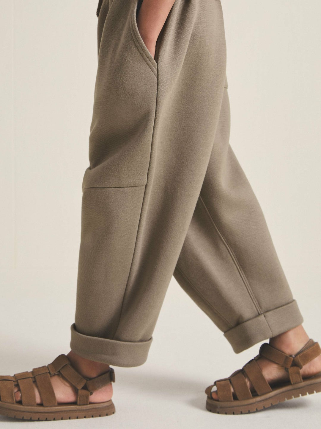 13-14 yrs  | Les 100 Ciels Jersey Joggers Mink | Children