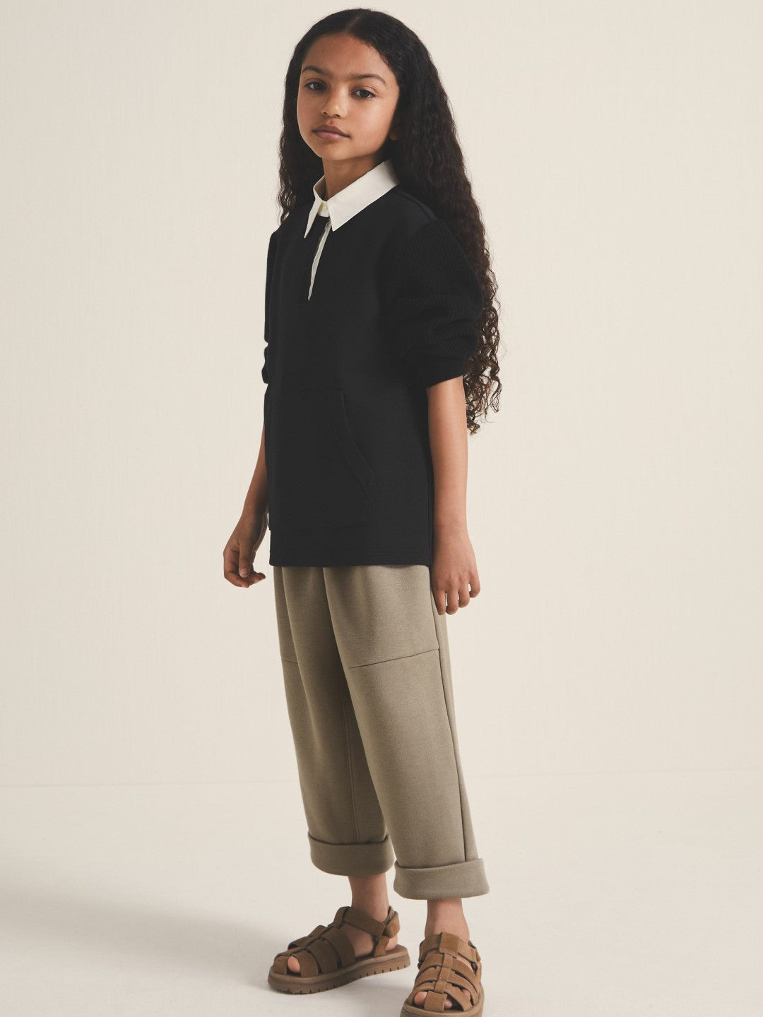 13-14 yrs  | Les 100 Ciels Jersey Joggers Mink | Children