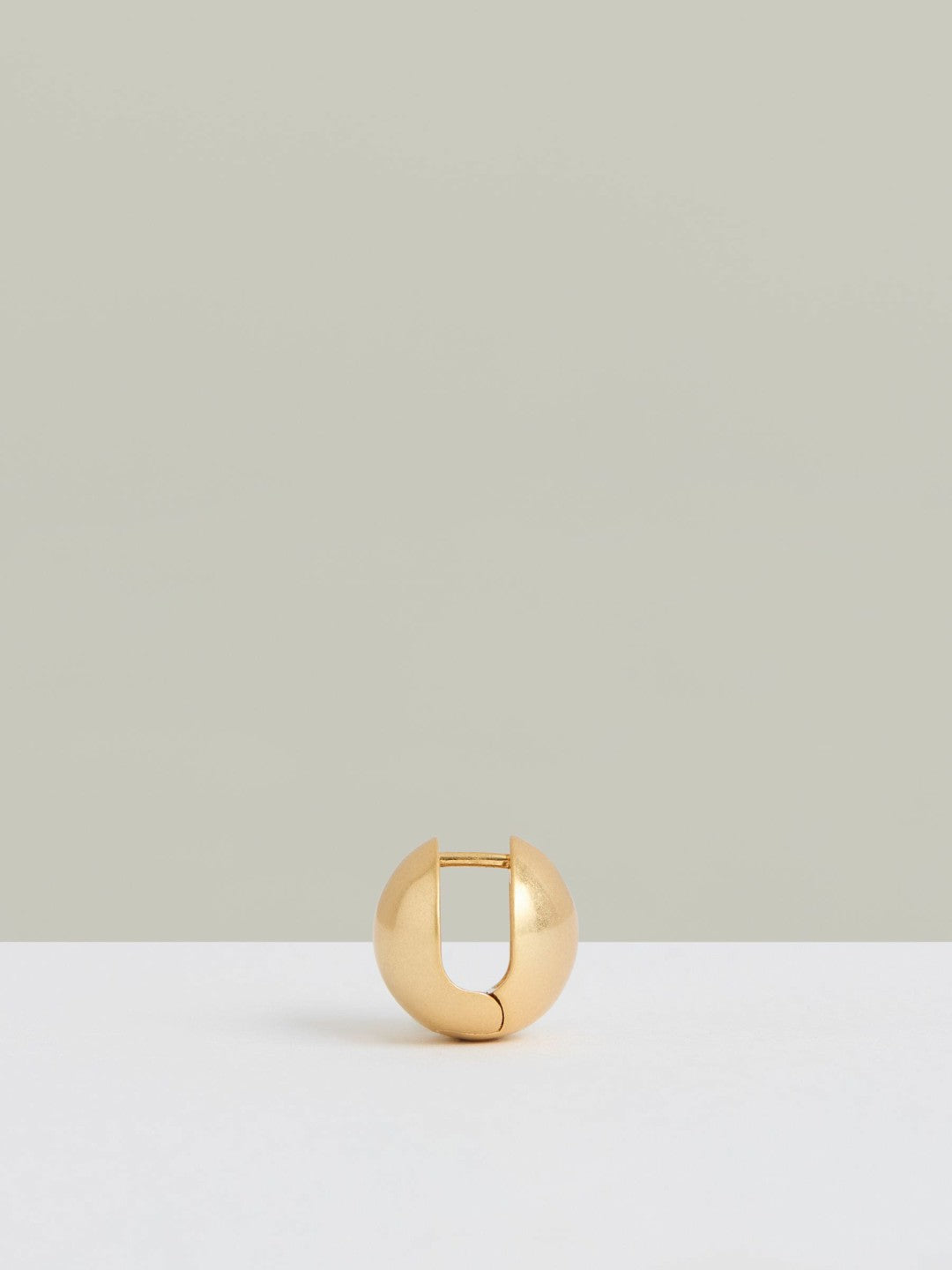 Polished Ball Huggie Earrings Gold | Womens
