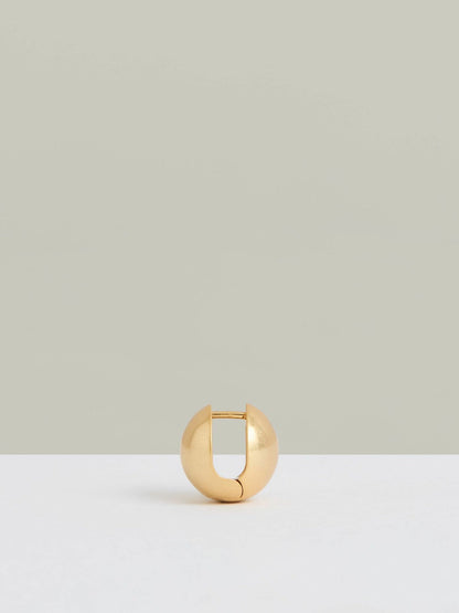Polished Ball Huggie Earrings Gold | Womens