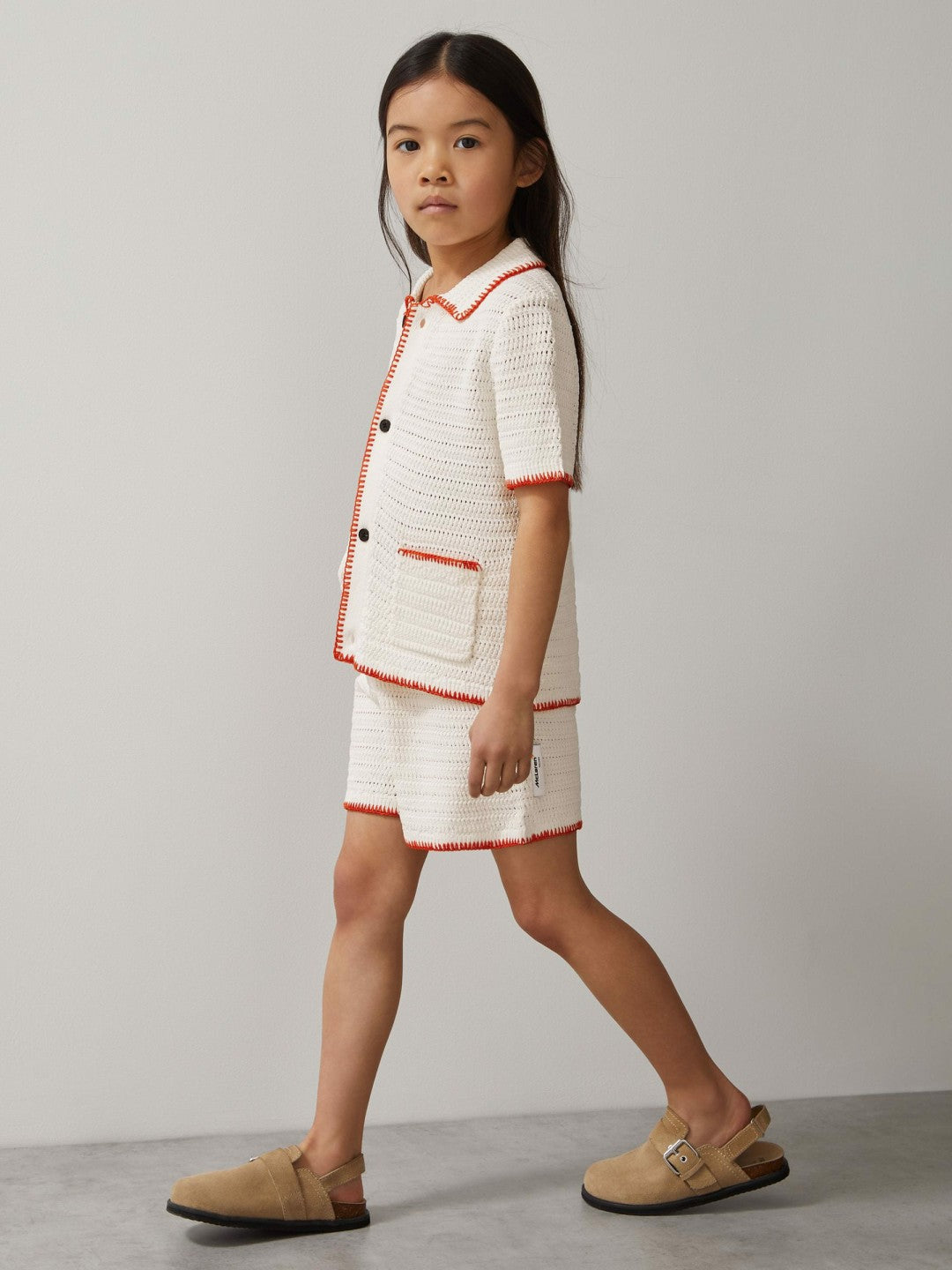 13-14 yrs McLaren F1 Team Crochet Shorts Off White/Orange | Children