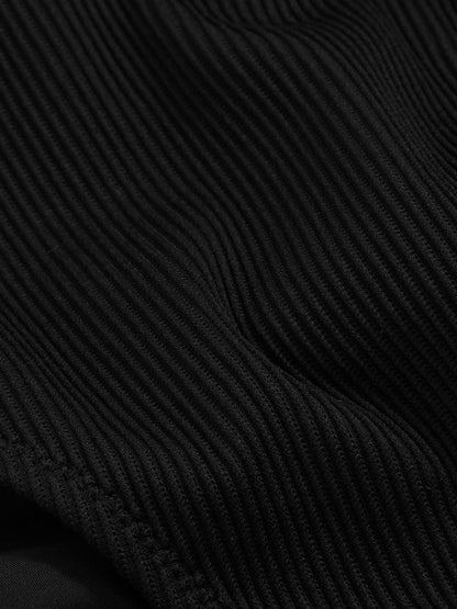 Ribbed Bikini Bottoms Black | Womens