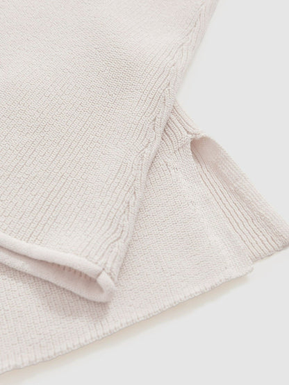 100% Cotton Jumper Ecru | Womens