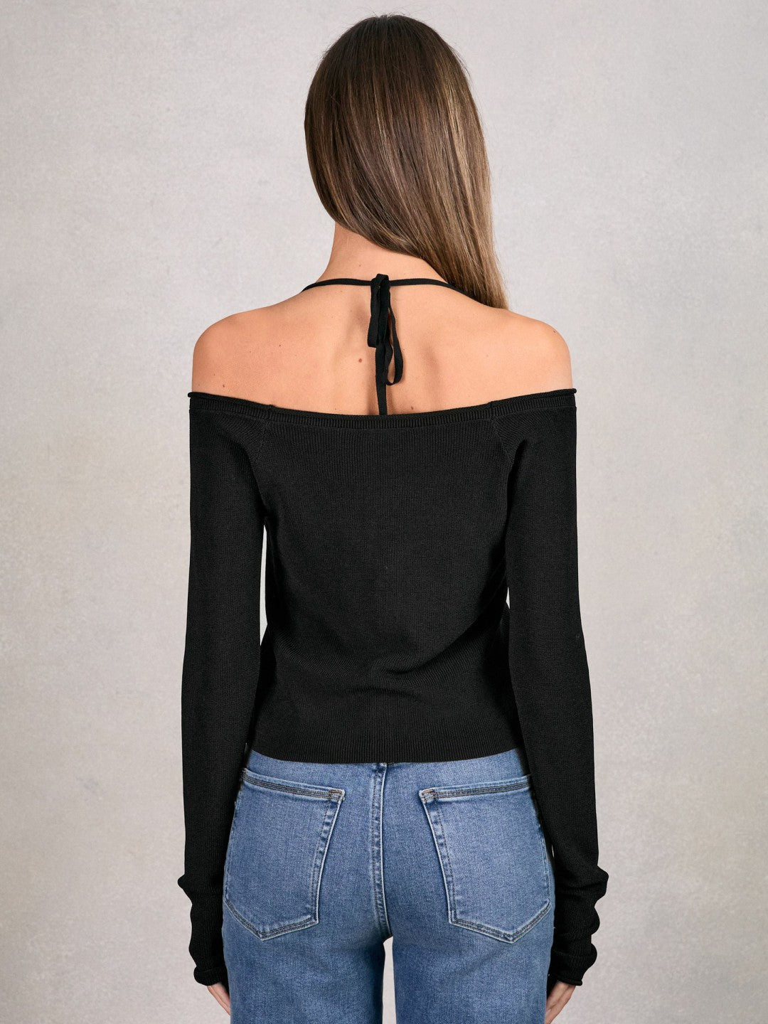 100% Cotton Jumper Black | Womens