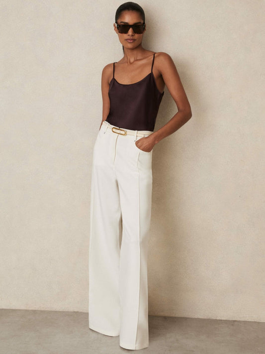 Silk Cami Top Burgundy | Womens