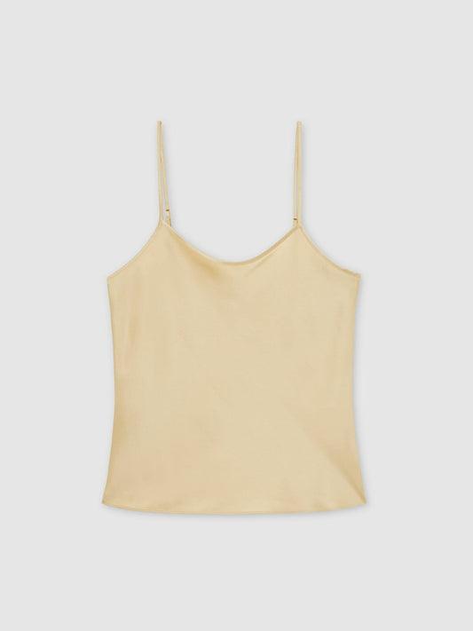 Silk Cami Top Gold | Womens