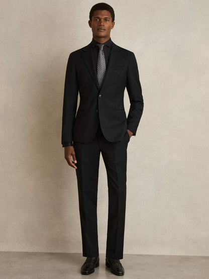 Slim Fit Slim-Fit Cotton Double-Cuff Shirt Black | Mens