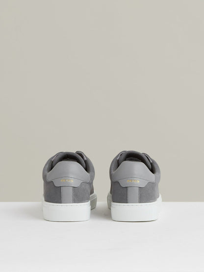Suede Slip-On Elasticated Trainers Grey | Mens