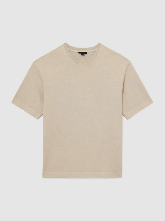 Cotton GarMenst-Dyed Oversize T-Shirt Oatmeal | Mens