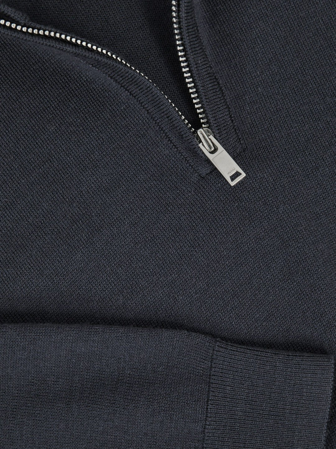13-14 yrs Merino Wool Half-Zip Funnel Neck Jumper Midnight Navy | Children