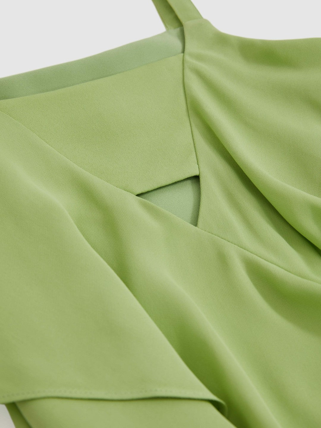 13-14 yrs Handkerchief-Hem Sleeveless Dress Green | Children