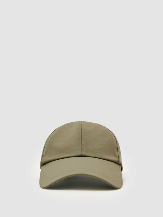 Embroidered-Logo Tech Baseball Cap Sage Green | Mens