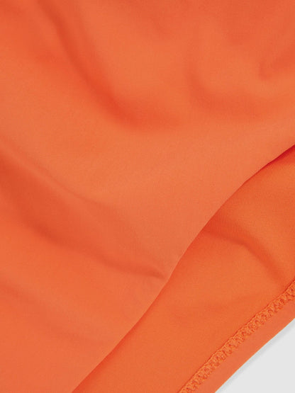 High Cut Bikini Bottoms Coral Orange | Womens