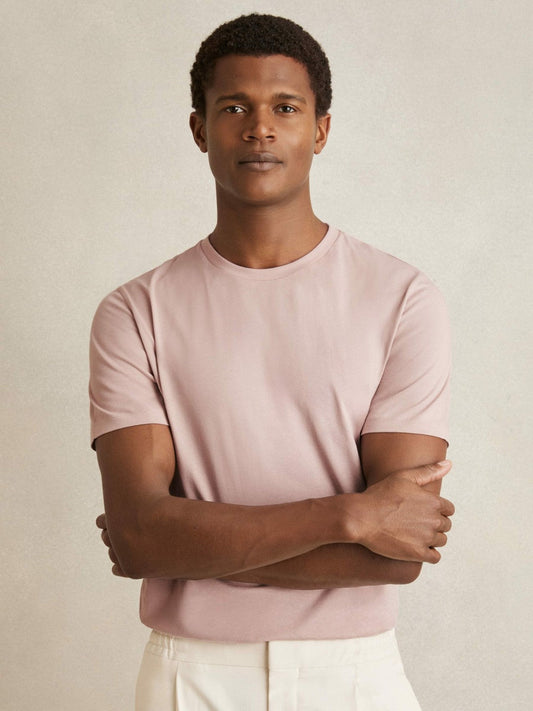 Cotton Crew Neck T-Shirt  | Mens