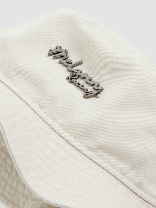Unisex Fit McLaren Racing Cotton Bucket Hat Stone | Mens