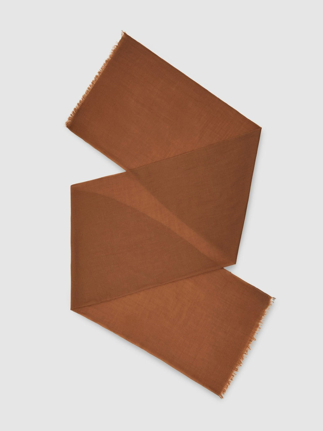 Wool-Cashmere Lightweight Scarf Camel | Womens