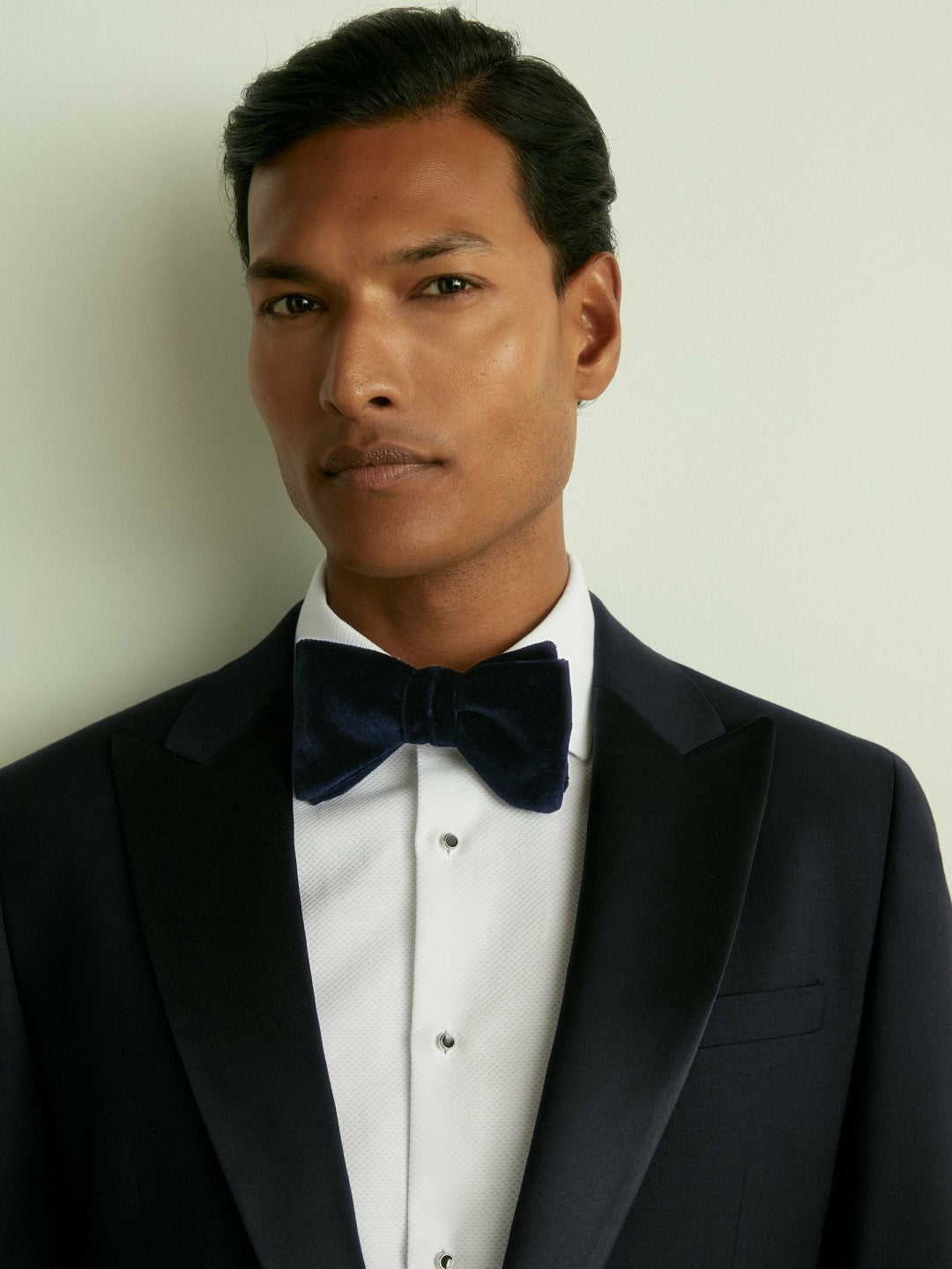 Velvet Bow Tie Navy | Mens