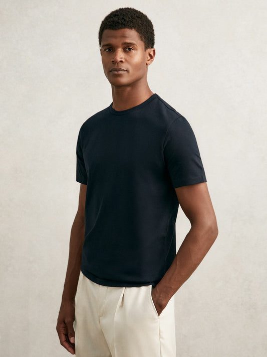 T-Shirts 3 Pack White/Navy/Dark Sage Green | Mens