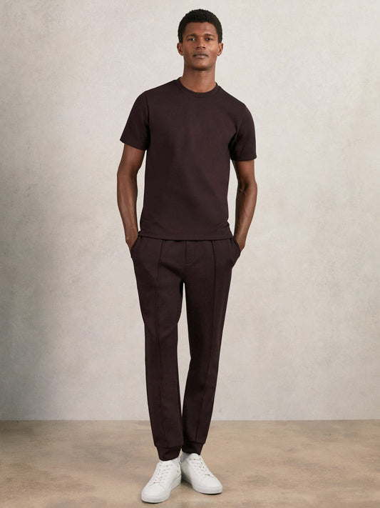 Interlock Drawstring Joggers Cherry Red | Mens