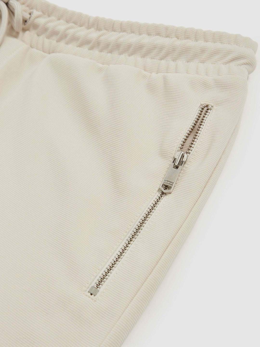 Textured Drawstring Shorts Stone | Mens