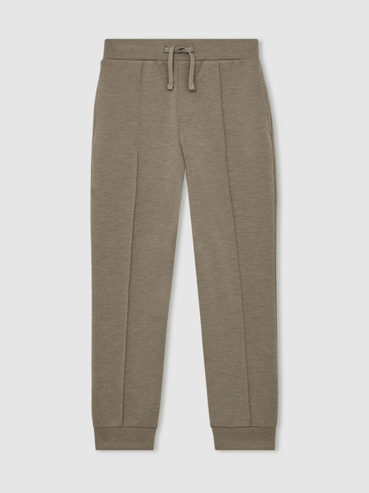 13-14 yrs Interlock Drawstring Joggers Taupe Brown | Children