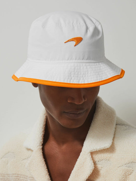 McLaren F1 Team Speedmark Bucket Hat White | Mens