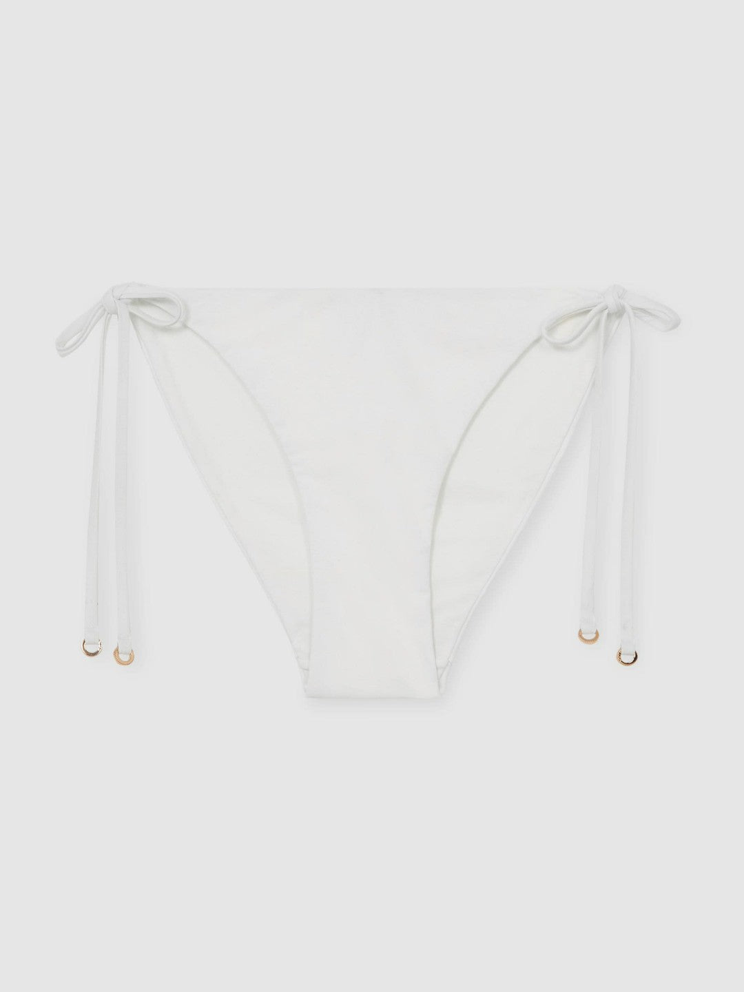 Side Tie Bikini Bottoms White | Womens