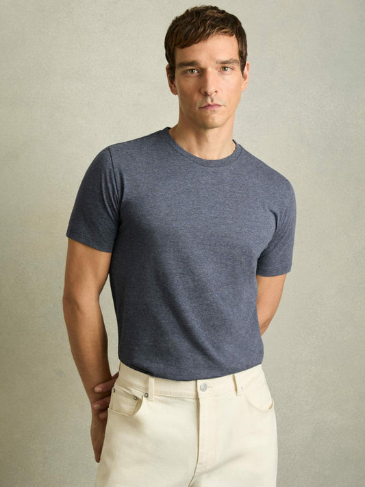Cotton Crew Neck T-Shirt  | Mens