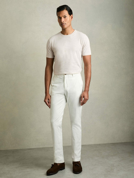 Cotton Crew Neck T-Shirt  | Mens