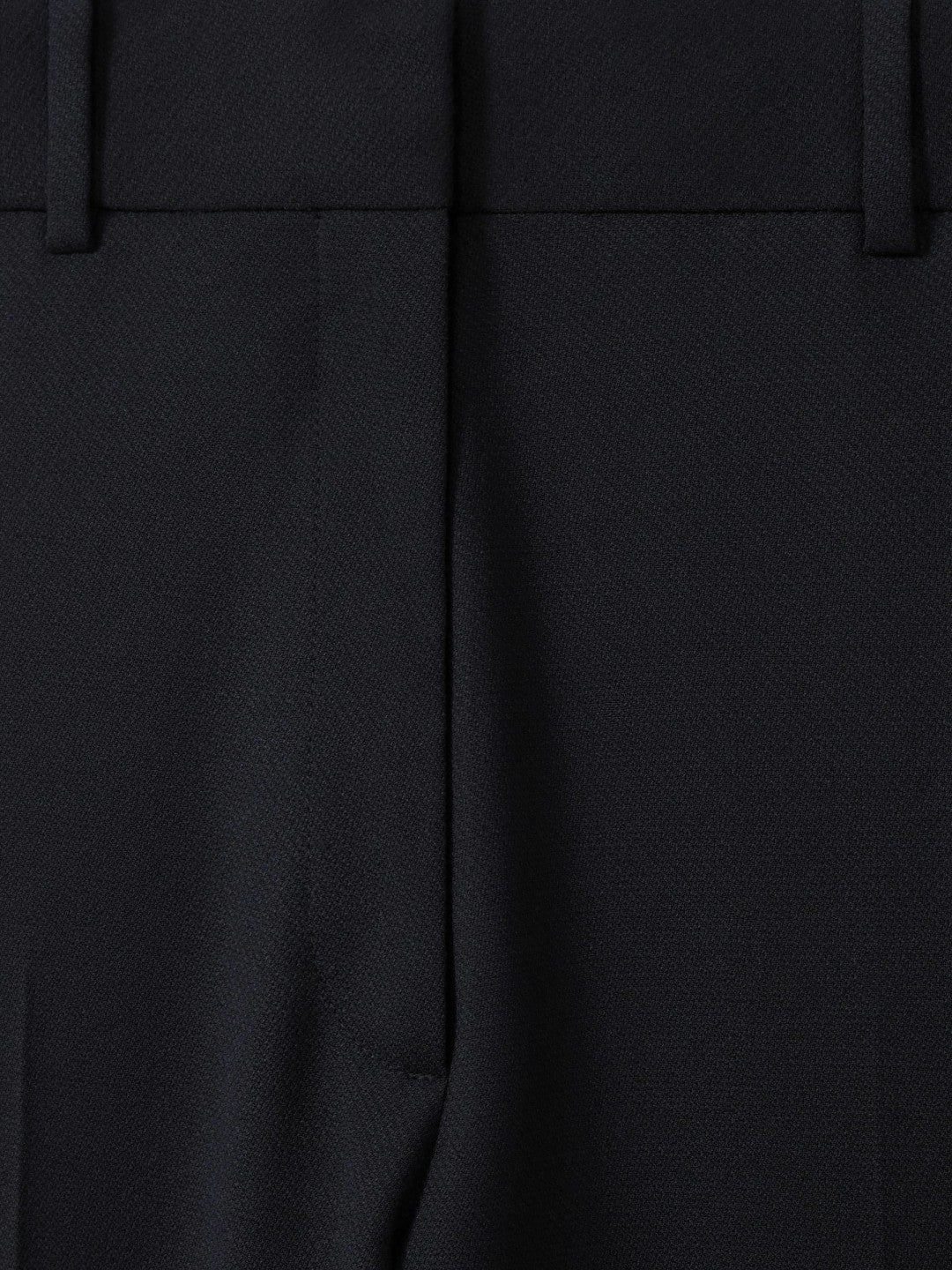 Wool-Blend Tailored Flared Suit Trousers Navy | Womens