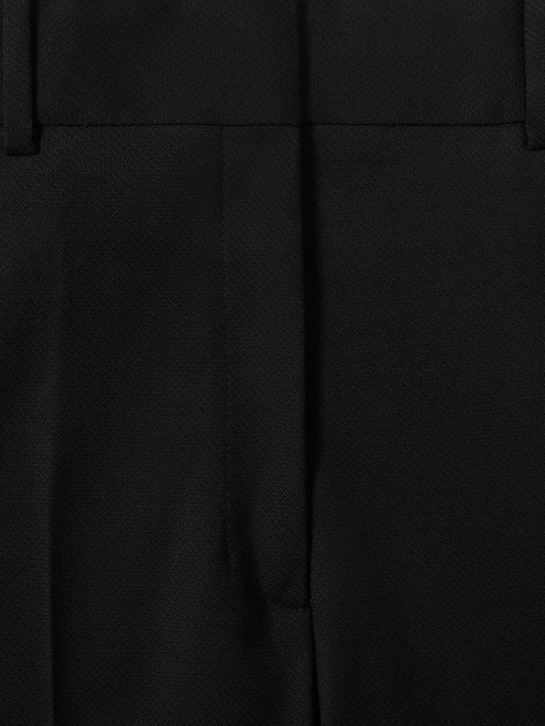 Wool-Blend Tailored Flared Suit Trousers Black | Womens