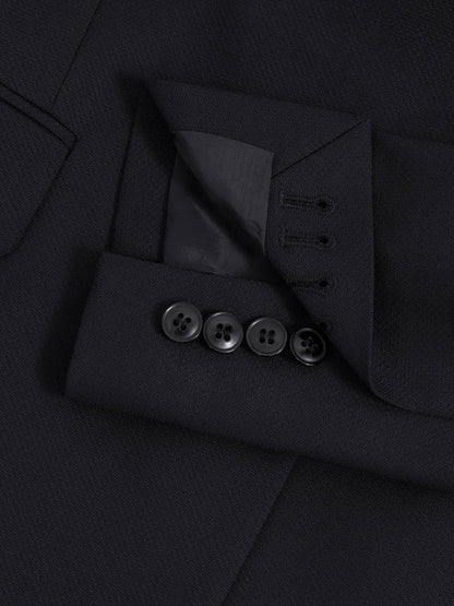 Petite Single Breasted Suit Blazer Navy | Womens