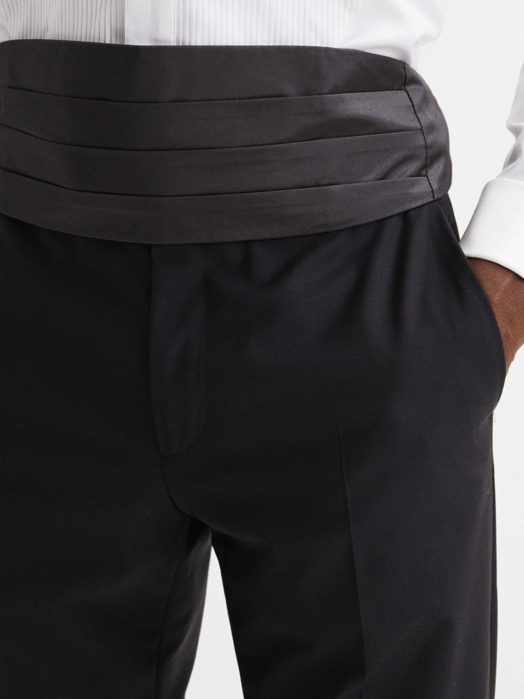 Silk Cummerbund Black | Mens