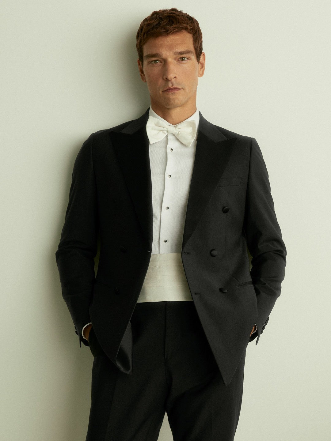Silk Cummerbund Ivory | Mens