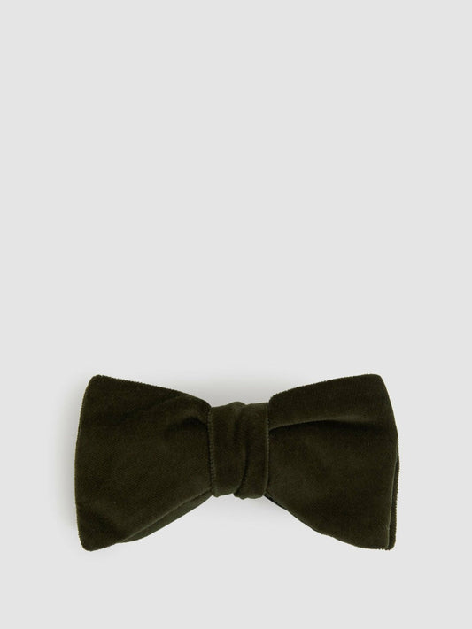 Velvet Bow Tie Emerald | Mens