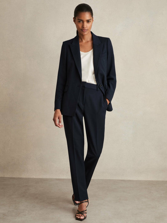 Slim Fit Suit Trousers Navy | Womens