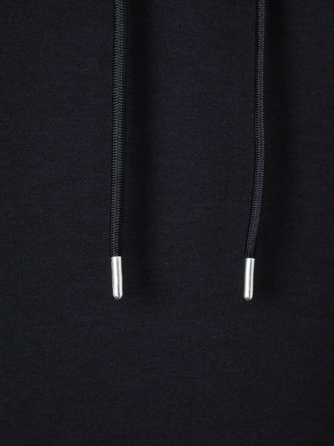 Interlock Jersey Drawstring Hoodie Navy Blue | Mens