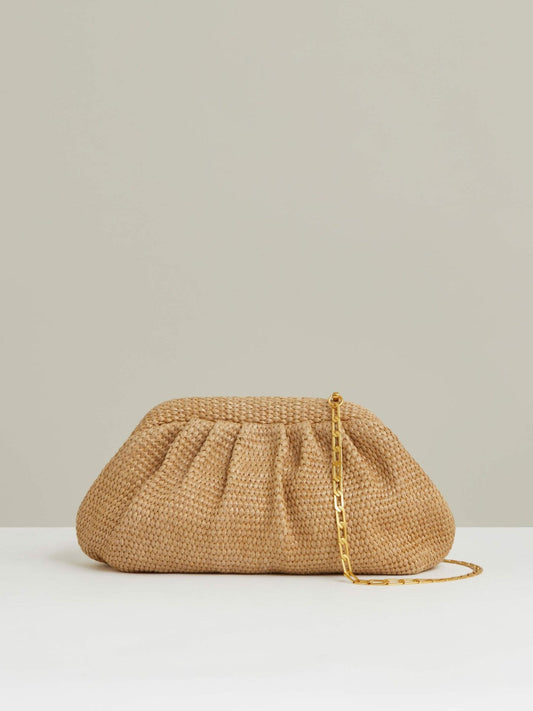 Raffia Clutch Bag Natural | Womens
