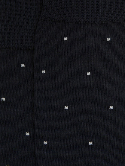 Polka Dot Socks Navy | Mens